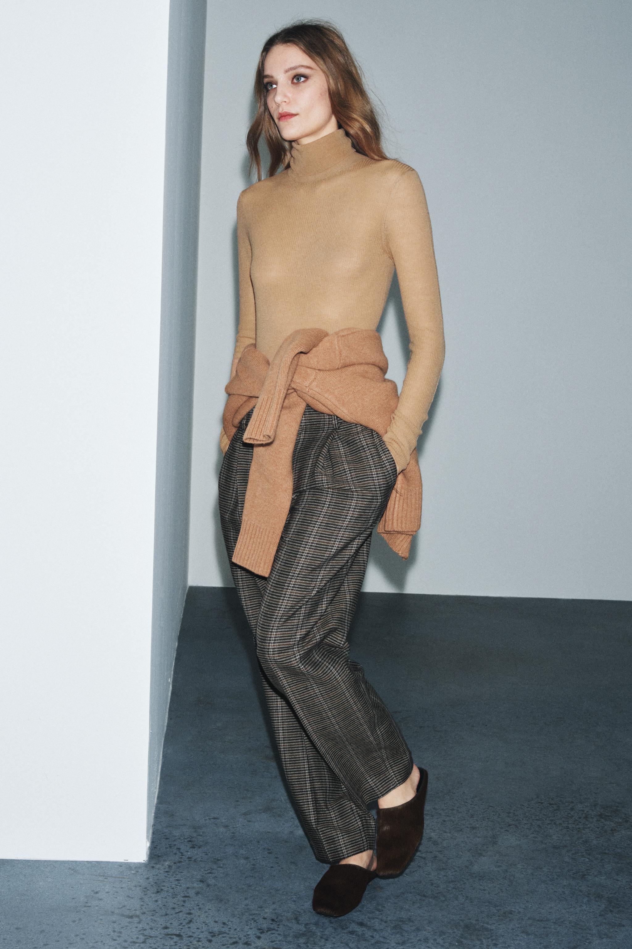 PANTALON À CARREAUX ZW COLLECTION